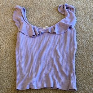 Garage ruffle top